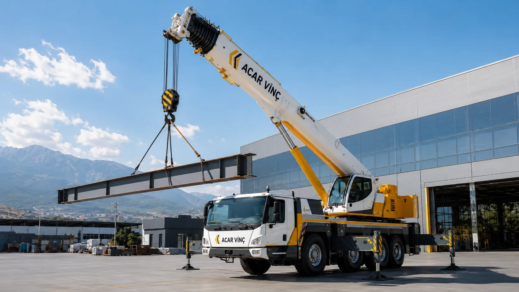 Acar Vinç mobil vinç çalışması